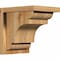 Ekena Millwork New Brighton Rough Sawn Corbel w/Backplate, Western Red Cedar, 8"W x 10"D x 10"H COR08X10X10NEB01RWR - alternate 1